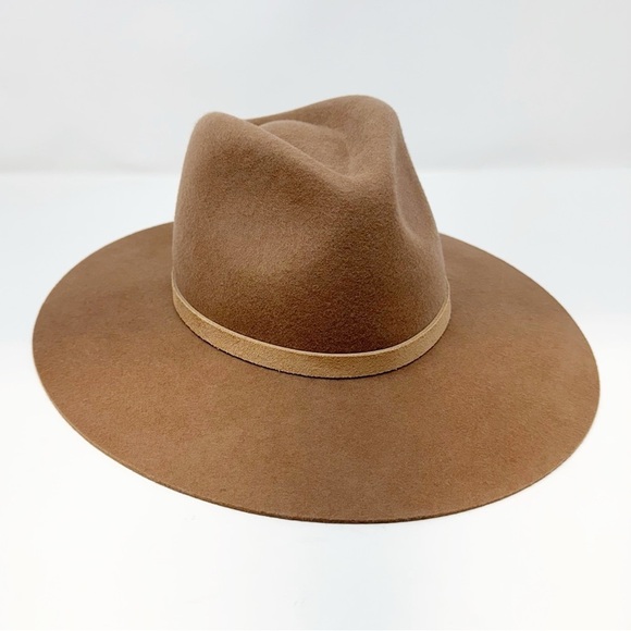 Lack of Color The Grove Fedora Hat Brown Wool w/ Suede Leather Band Sz Small - Picture 1 of 14